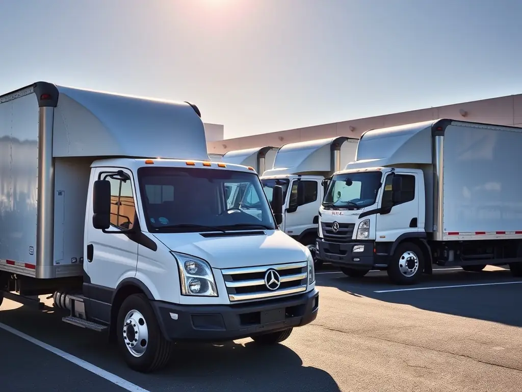 warehouse moving truck