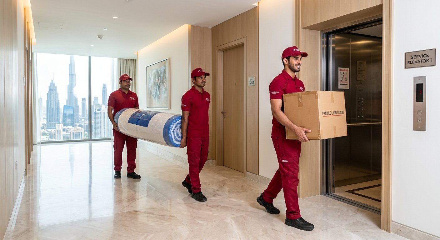 Reef Movers apartment clearance service in Dubai